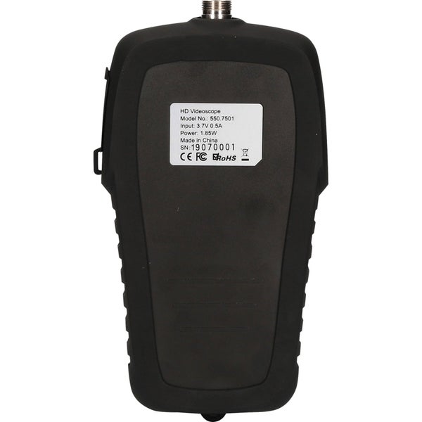 HD Videoskop, Rückseite