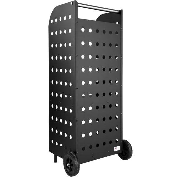Holzwagen tectake  53,5 x 41 x 112 cm aus Stahl schwarz