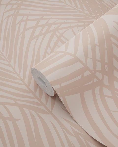 Tapetenrolle mit Palmenblattmuster