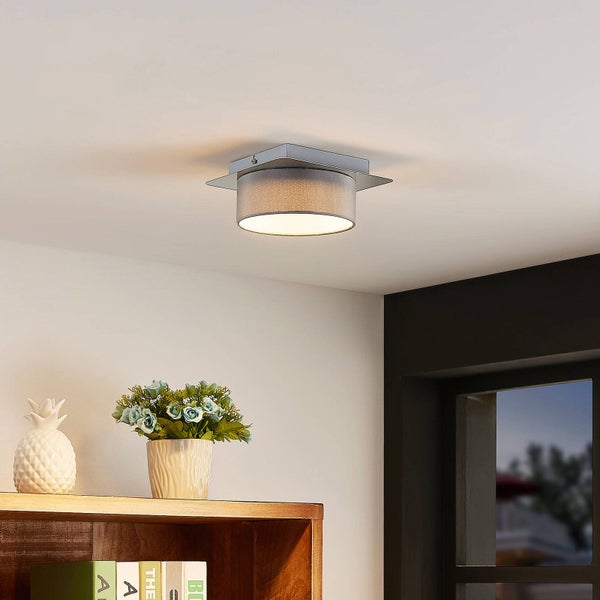 Lindby Deckenlampe Aviola (Modern) in Alu aus Metall (1 flammig, GX53 ) - Deckenleuchte Lampe Wohnzimmerleuchte