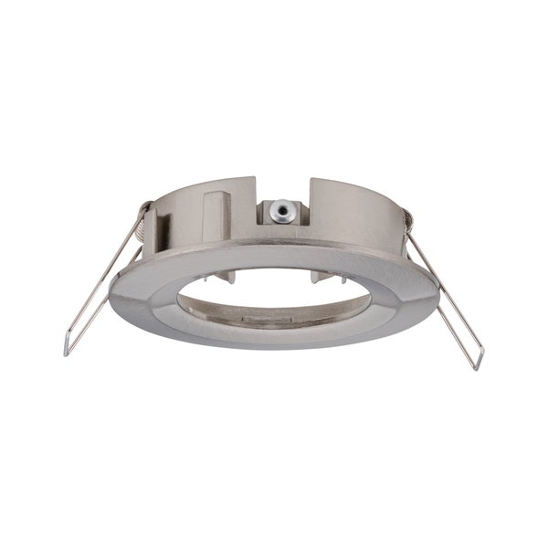 Einbauleuchte Choose Basisset starr IP44 rund 78mm max. 3x10W 230V dimmbar Eisen gebürstet