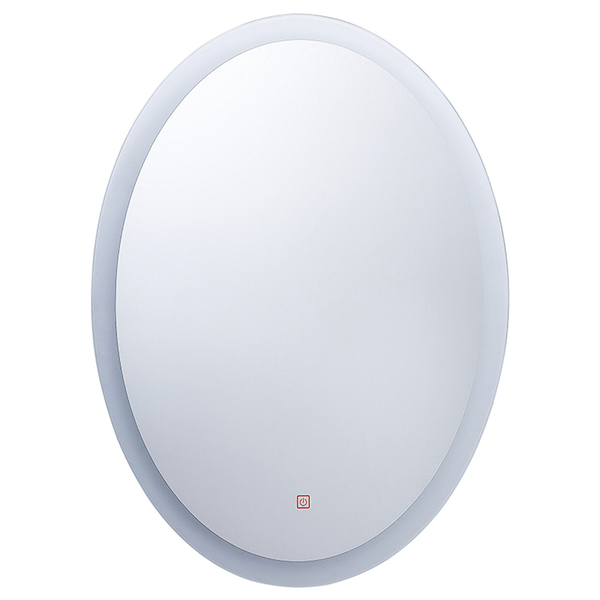 LED-Badezimmer-Spiegel VIRIAT 60 cm 80 cm Silber