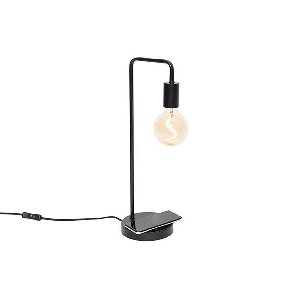 Schreibtischlampe mit kabelloser Ladefunktion für Mobiltelefone