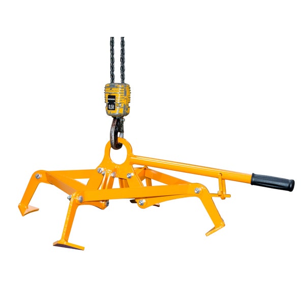 Steinzange mit Kettenzug