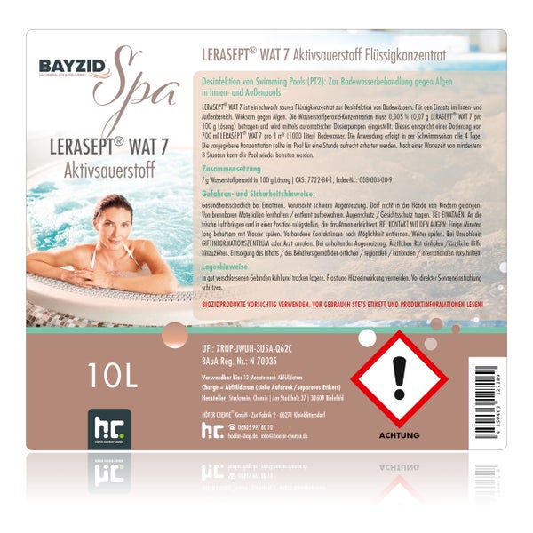 Bayzid Multifunktionschlortabletten 6-in-1 in einem Eimer