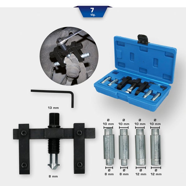 Werkzeugsatz in blauer Aufbewahrungsbox
