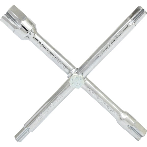 Radkreuzschlüssel mit verschiedenen Schlüsselweiten