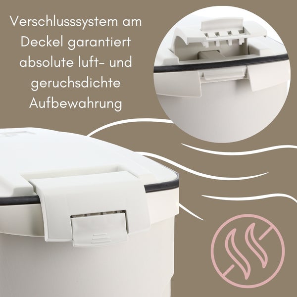 Futtertonne Luftdicht mit Deckel Futtertonne Pferd Hund Hundefutter Aufbewahrung Hundefutter Box Trockenfutter Aufbewahrung Futterbox Hund 54 L