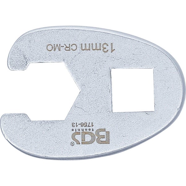 BGS Hahnenfußschlüssel Antrieb Innenvierkant 10 mm (3/8) SW 13 mm - 1756-13