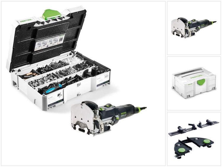 Festool DF 500 Q-Plus Dübelfräse Domino 420W 28mm im Systainer ( 494847 ) + Zubehör