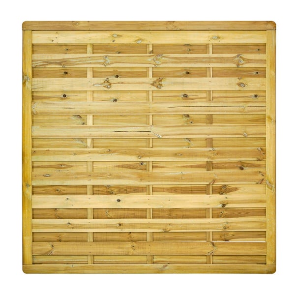 Holzzaun-Element mit Rahmen