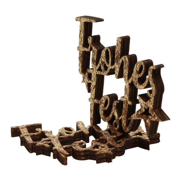 Dekorative Holzaufschrift Frohe Festtage