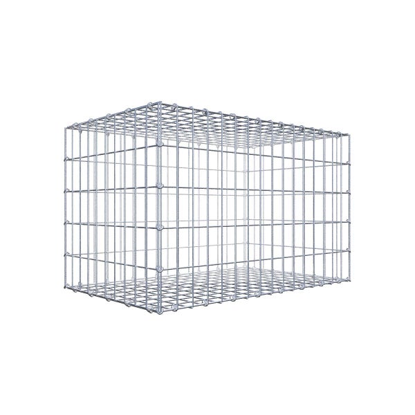 Gabione 80 cm x 50 cm x 50 cm (L x H x T), Maschenweite 5 cm x 10 cm, C-Ring