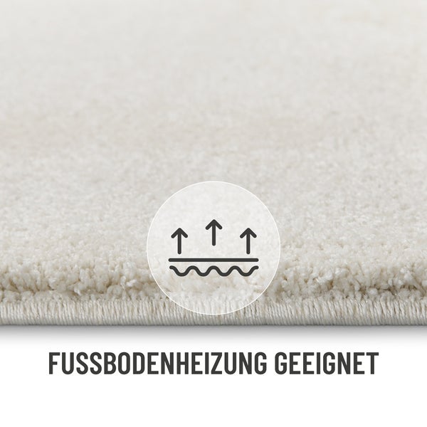 Symbol für Fußbodenheizung geeignet auf einer Teppichoberfläche.