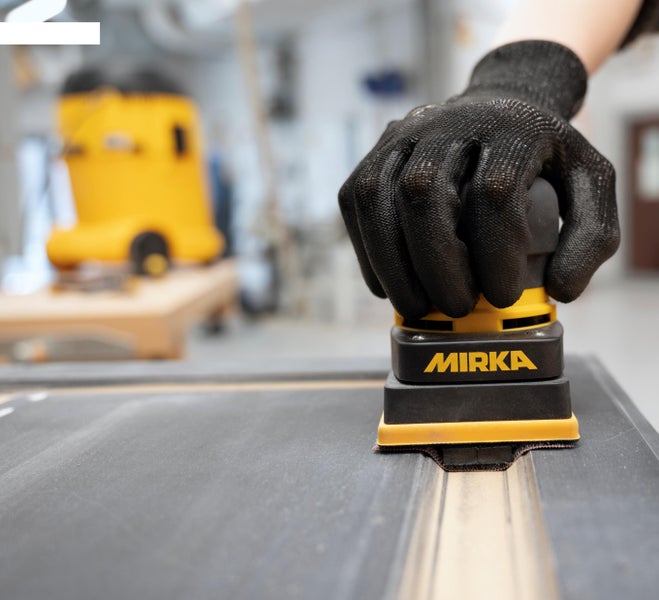 Mirka Schaumstoff Interface Profilpad 75x100mm / Dicke 10mm medium / einfache Anpassung der vorgeschnittenen Elemente / gut geeignet für DIY-Projekte / staubfreies Schleifen