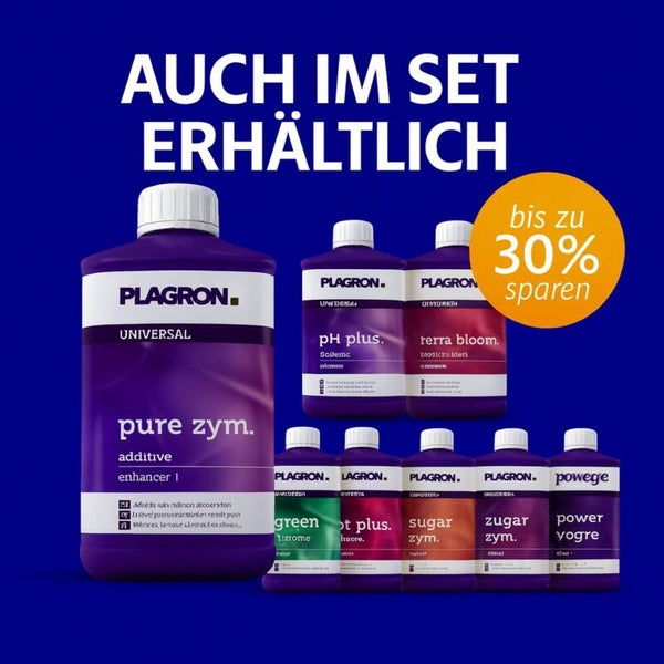 Plagron Düngemittel sind auch im Set erhältlich, bis zu 30 Prozent sparen.