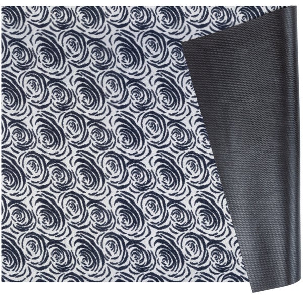 Fußmatte mit Rosenmuster und rutschfester Rückseite