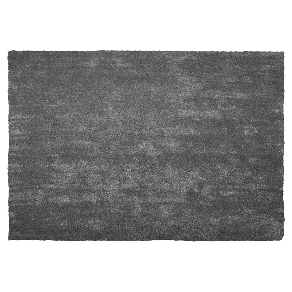 Zottelteppich DEMRE Dunkelgrau 140 x 200 cm