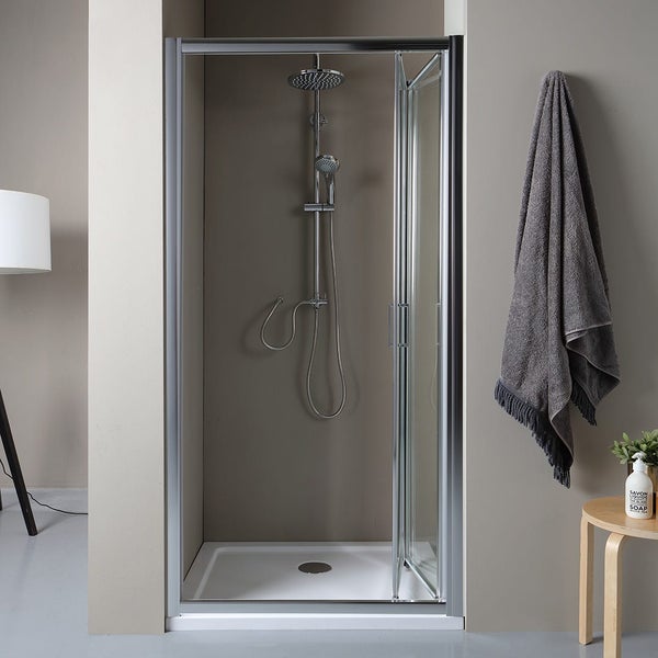 Duschnische 90 cm mit Faltöffnung
