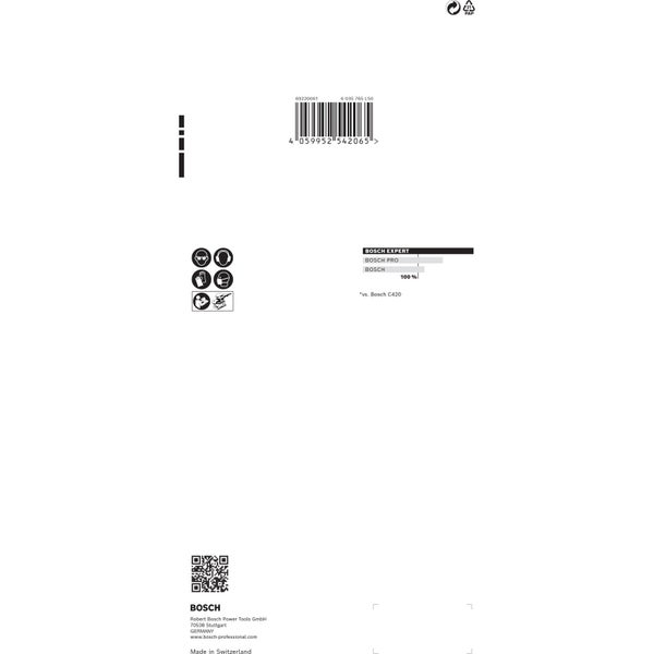 Bosch 10x Expert C470 Schleifpapier mit 14 Löchern für Schwingschleifer 115 x 230 mm G 320 - 2608900868