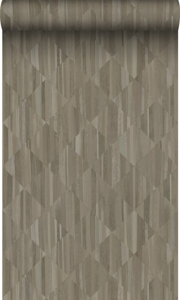 Origin Wallcoverings Tapete 3D Holzoptik Hellbraun - 50 x 900 cm - 347870