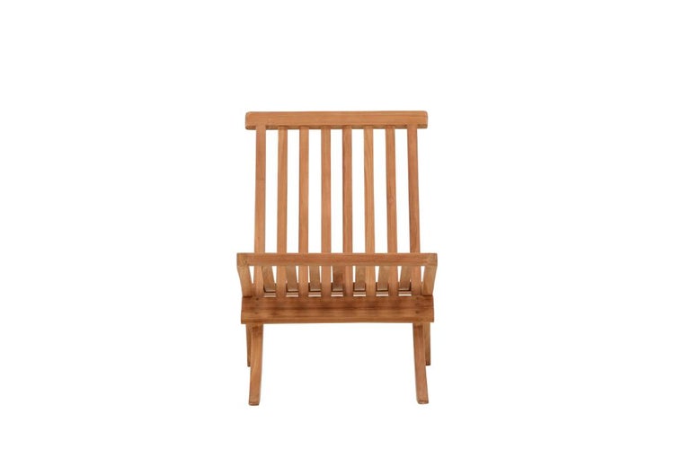 Holzstuhl für den Garten