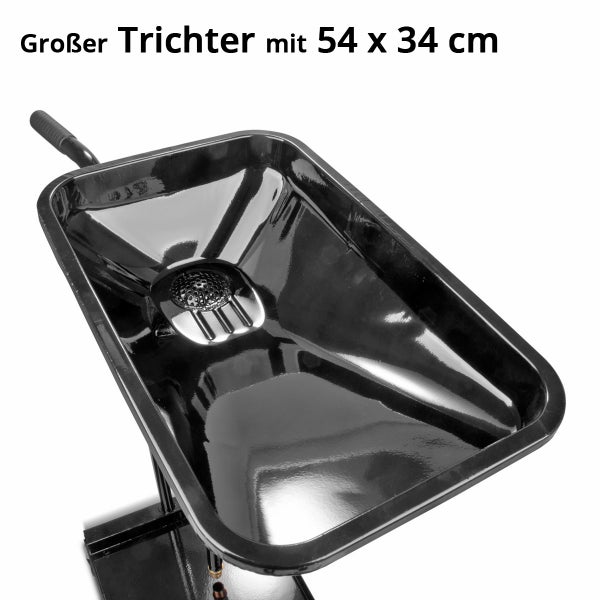 Grosser Trichter mit den Massen 54 x 34 cm