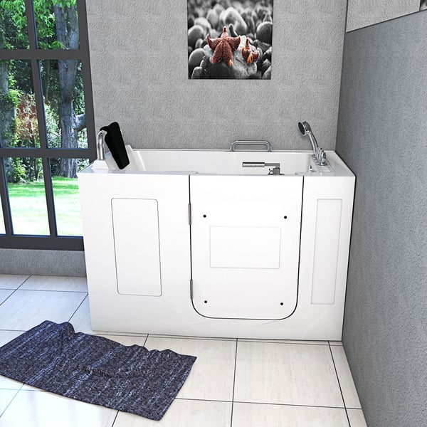 Sitzbadewanne Senioren Wanne mit Tür S07-TH-C-L 140x76cm