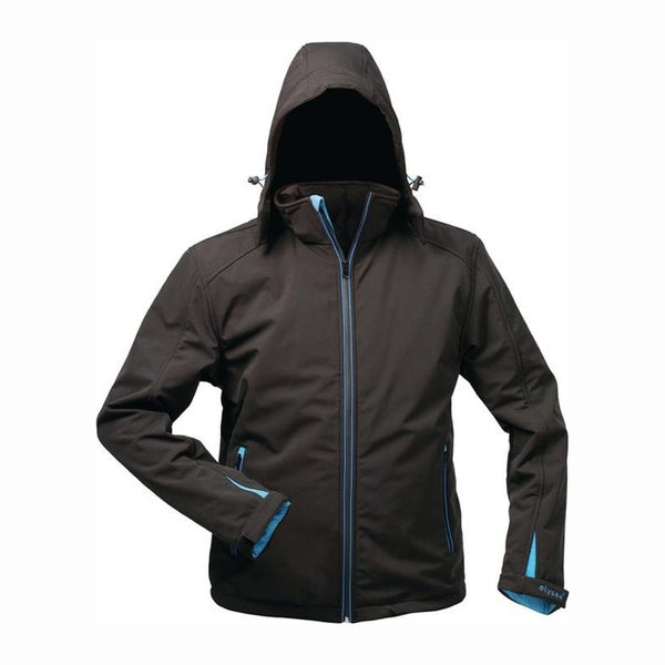 Metallzaun mit kugelförmigen Zierelementen und Bewuchs