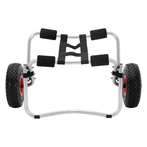 ECD Germany Kajakwagen Kanuwagen faltbar aus Aluminium 72x32x46 cm, bis 70 kg, inkl. Zubehör, Bootswagen Kajak Kanu Transportwagen Trolley Surfwagen Bootstrailer Faltboot SUP Surf Board Transport