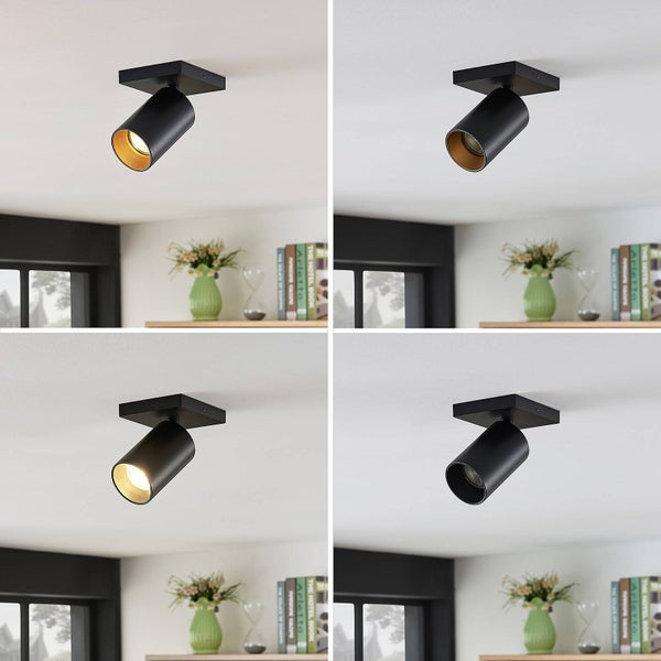 Deckenleuchte mit verstellbarem Spot, verschiedene Lichtstimmungen