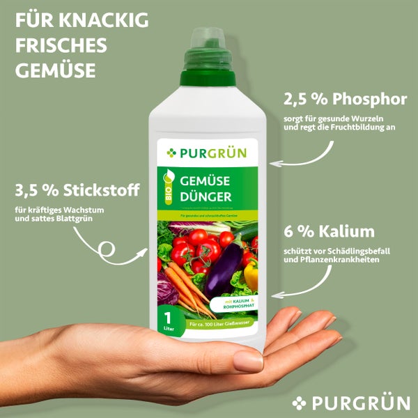 Purgrün Bio-Gemüsedünger 1 Liter