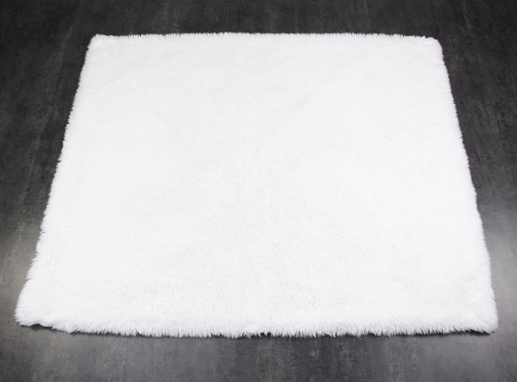 FRANK FLECHTWAREN | Kunstfelldecke Offwhite, 130 x 170 cm, POLYESTER
