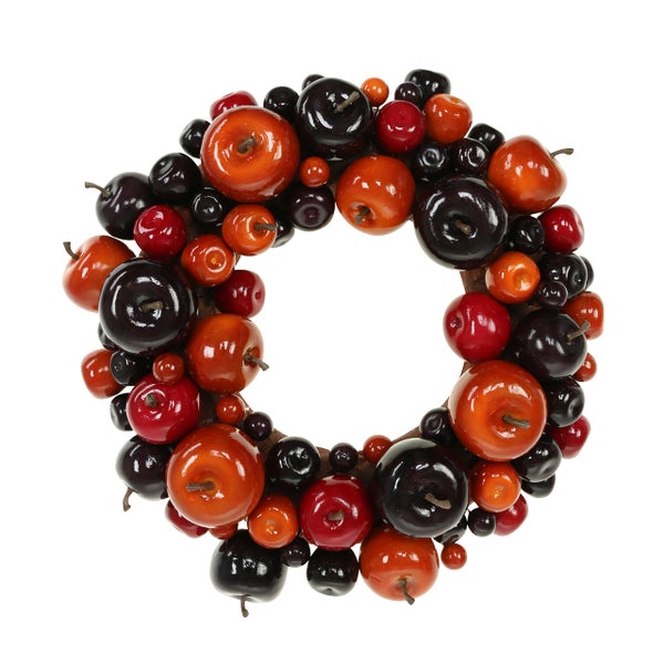 Dekorativer Herbstkranz mit Kunstfrüchten