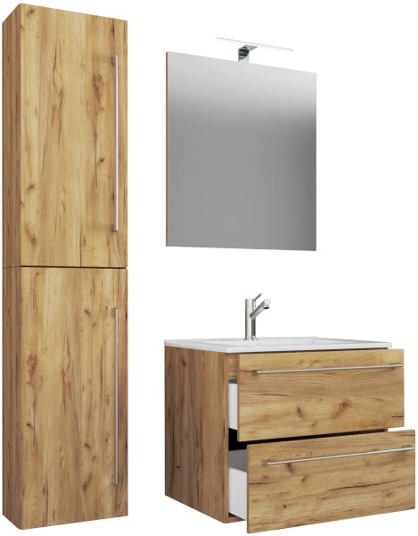 4-tlg. Waschplatz Waschtisch Badinos Schublade SP