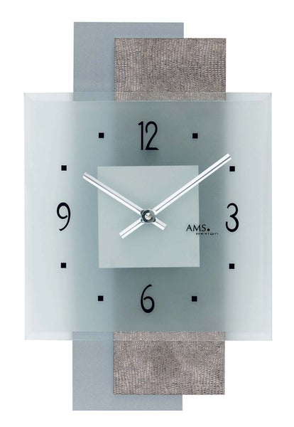 AMS 9443 Wanduhr modern 22 x 36 x 5 cm