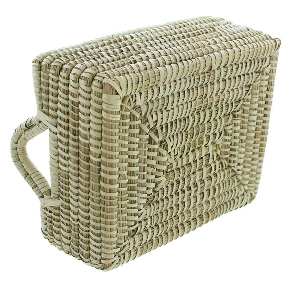 FRANK FLECHTWAREN | Füllkorb Seegras, 2er Set, KORBGEFLECHT, 30 x 22 x 11 cm, 33 x 25 x 12 cm