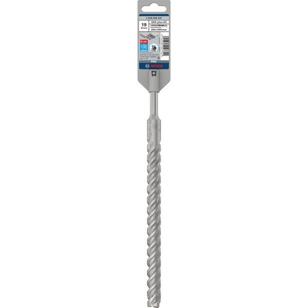 Bosch SDS plus-5X Hammerbohrer, 19 Millimeter Durchmesser, 250/300 Millimeter Länge