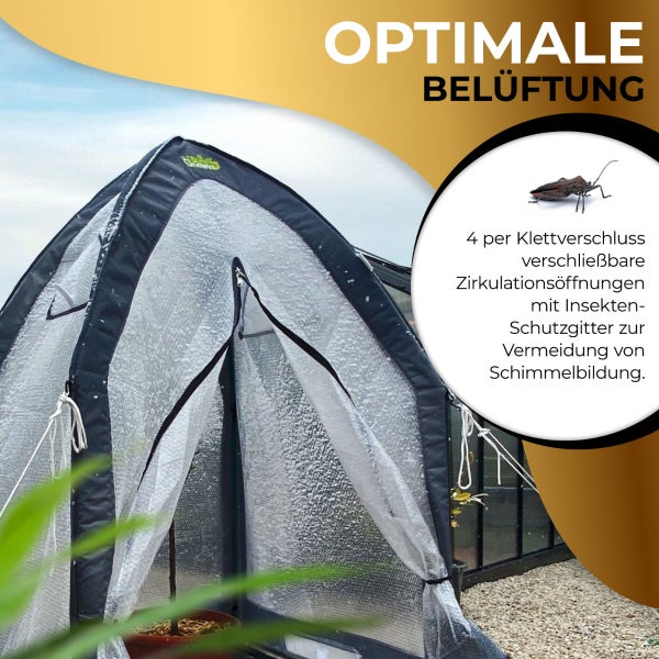 Überwinterungszelt ICEDOME ThermoPLUS Deluxe L 120 x B 120 x H 183 cm