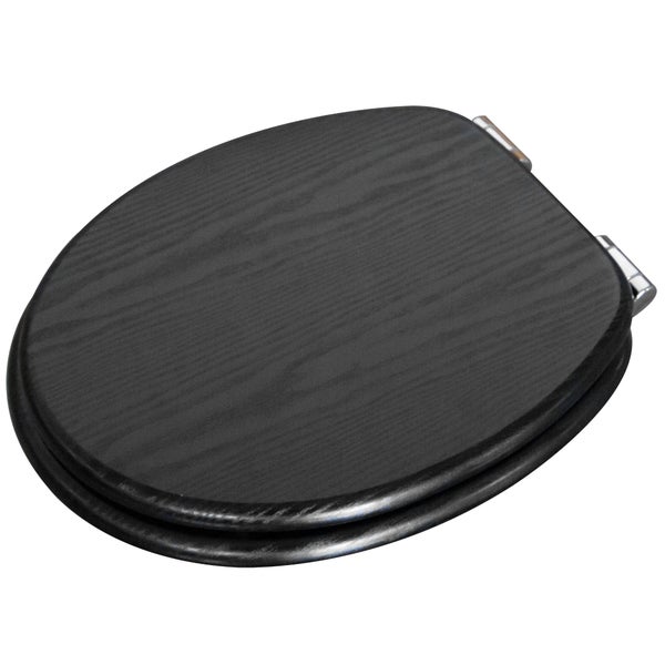 WC-Sitz Black Wood