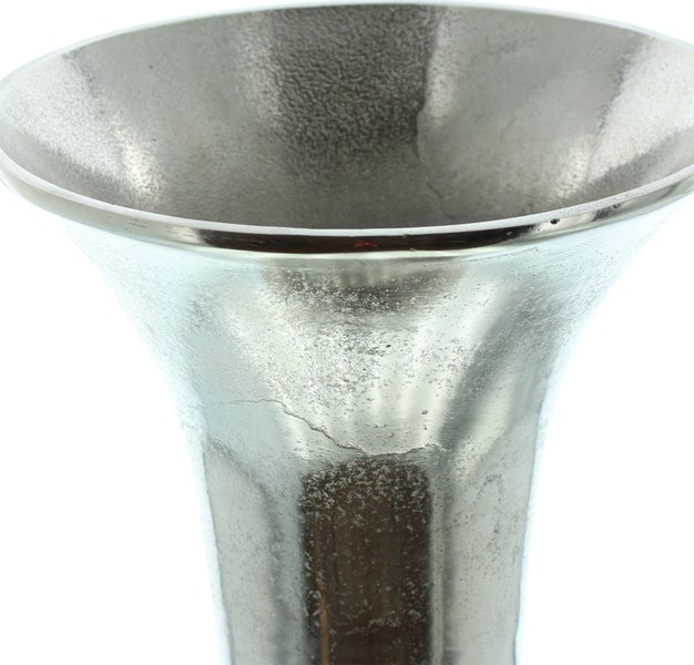 FRANK FLECHTWAREN | Dekovase Maison, groß, ALUMINIUM, Ø 23 x 49 cm