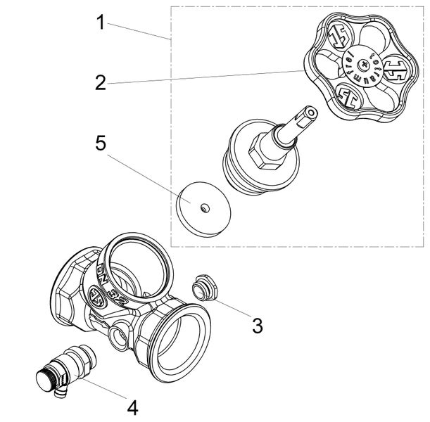 Schlösser Armaturen JS Schrägsitzventil DN32, IG 1 1/4 Zoll, steigende Spindel