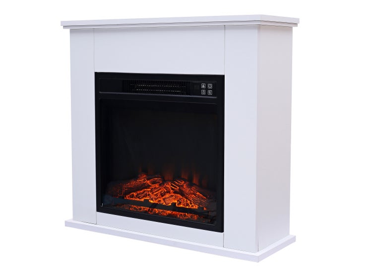 Purline Elektrokamin mit simulierten Flammen