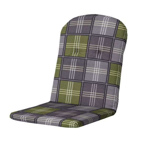 Stuhlauflage Stapelstuhl, Patchy Olive - Ca. 96x45 cm - 4er-Set