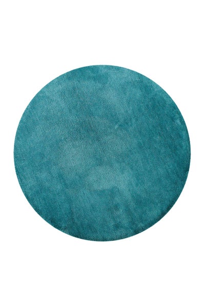 Badteppich Türkis Joris WECONhome Basics 90 cm rund