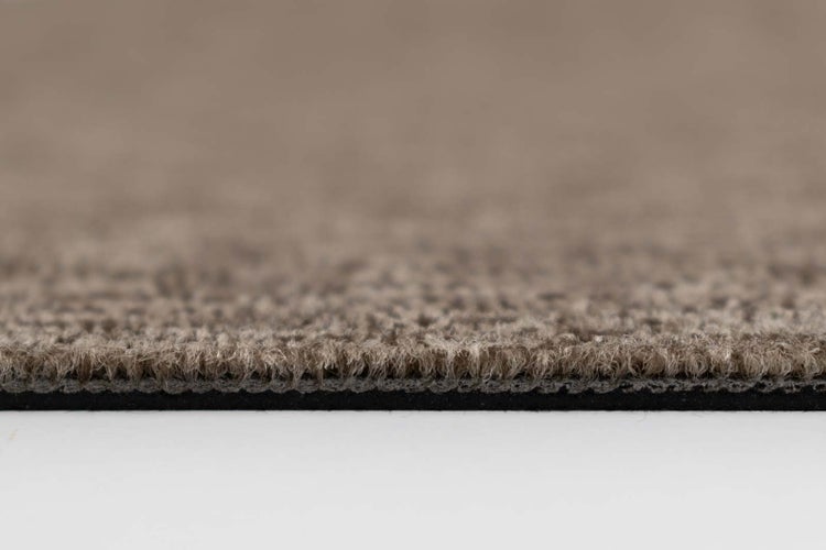 Teppichfliesen braun 50 x 50 cm Selbstliegende Teppichfliesen in Schlingen Qualität ideal für Wohnzimmer und Flur