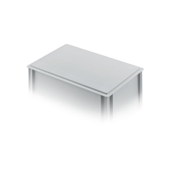 PROREGAL SparSet 10 x Eurobehälter Mit Geschlossenem Griff und 1 x Transportroller Grau HxBxT 17,5 x 40 x 60 cm 30 Liter Eurobox Transportbox