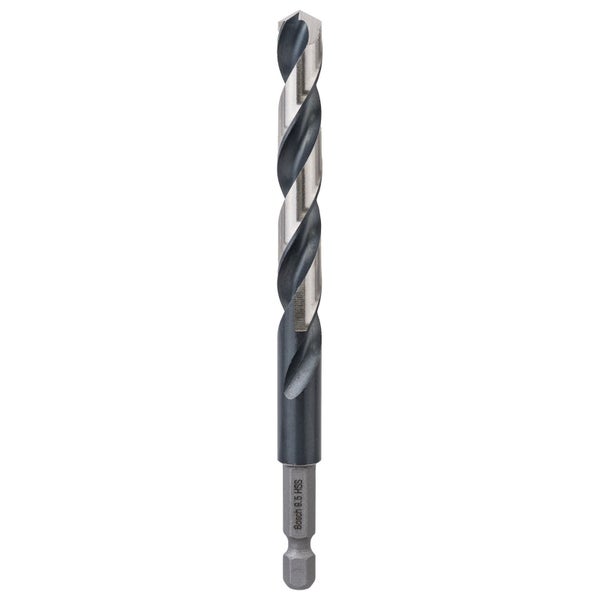 Bosch 1x HSS Spiralbohrer Impact Control mit Sechskantschaft 9,5 x 81 x 125 mm - 2608577130