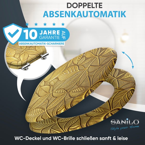 WC-Sitz mit Absenkautomatik Bractea
