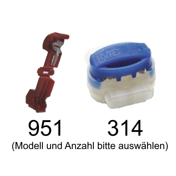 Abzweigverbinder Modell 951 und Stromdieb Modell 314